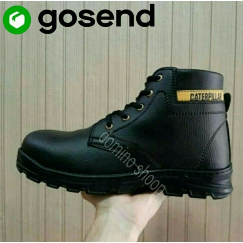 Sepatu Safety Boot Original Septi Pria Ujung Besi Sefty Shoes Septy Proyek Cowok Lapangan Terbaru BS