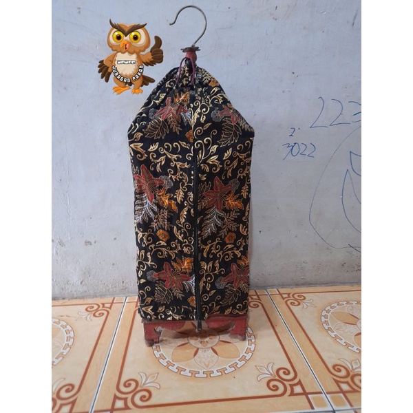 kerodong kandang kotak kecil, krodong batik kandang kapsul kecil