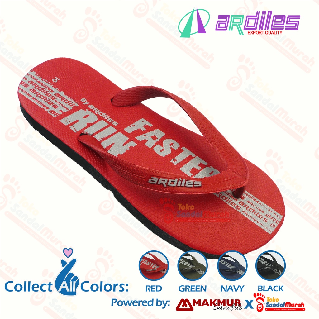 Toko Sendal Murah - Sandal Jepit Laki - Laki Dewasa / Sandal Jepit Karet Nyaman / Sandal Jepit Original / Sandal Jepit Ardiles Ronal [Toko Sendal Murah M 09 Ardiles Ronal]