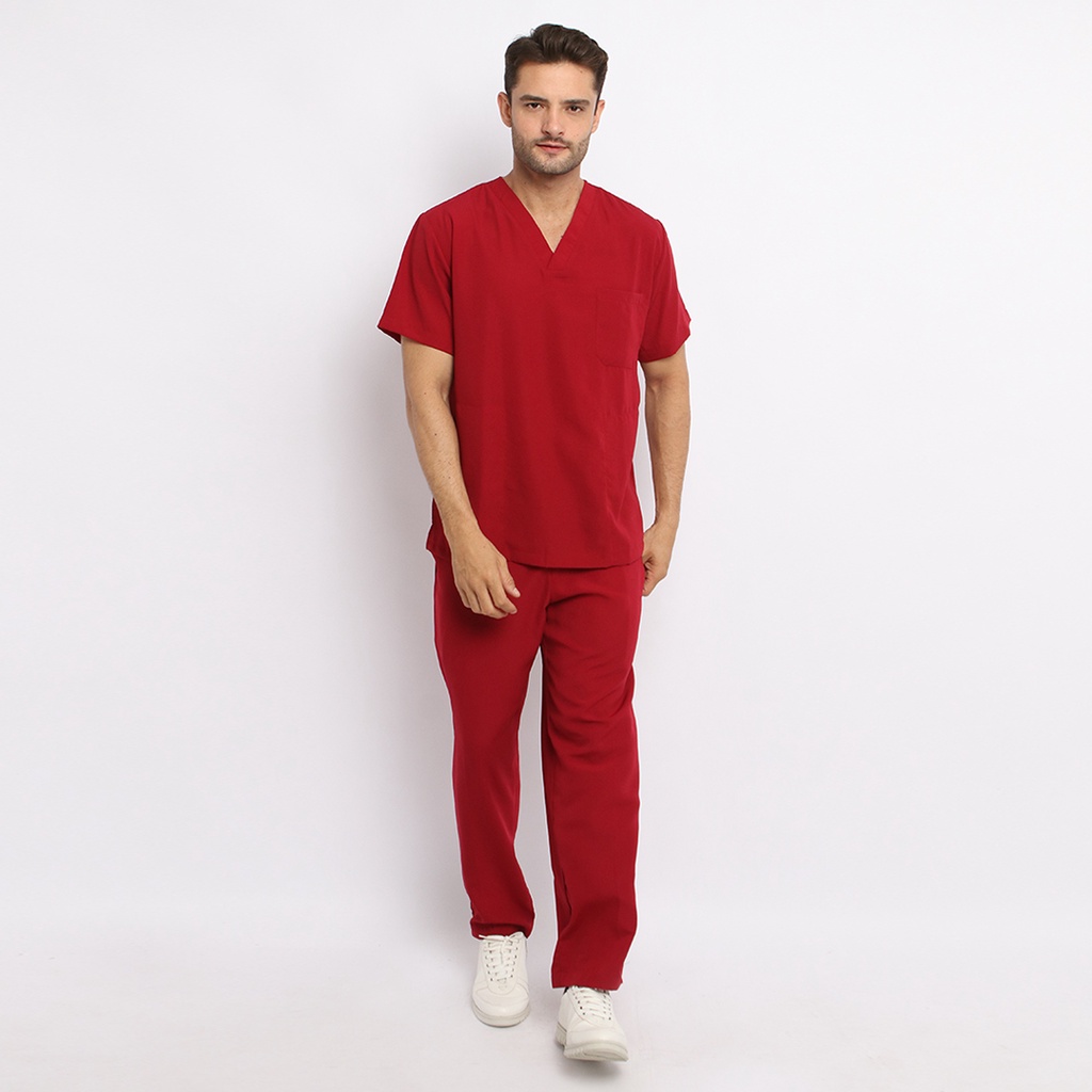 Baju Jaga VSS Scrubs on Call Flowy Lengan Pendek