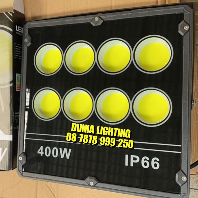 LAMPU SOROT COB 400W PUTIH KUNING FLOOD LIGHT LED 400WATT 400 WATT