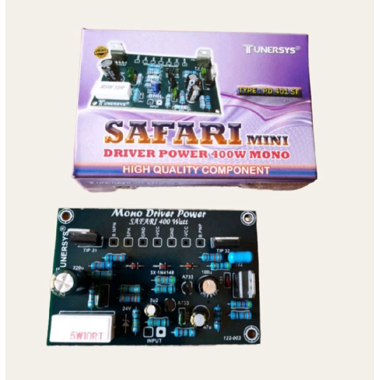 Driver 400 Watt  tunersys mono safari