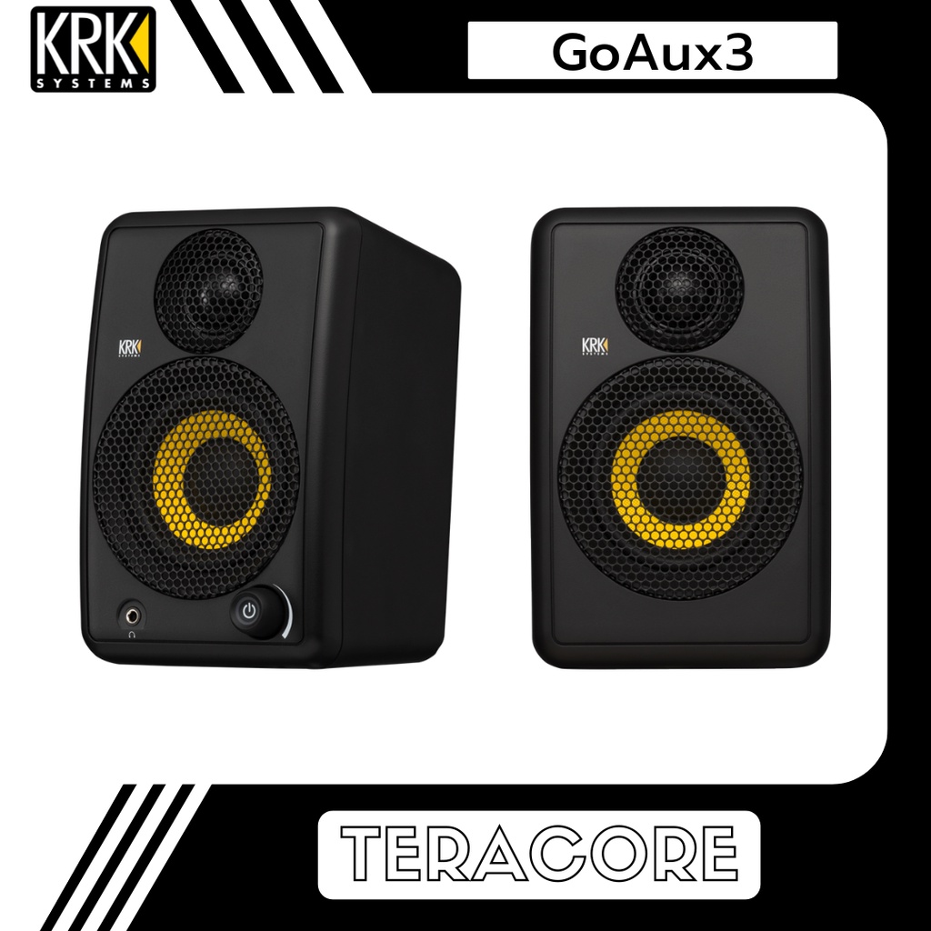 KRK GoAux 3 Go Aux 3 GoAux3 Speaker Active Monitor Aktif 3 Inch Flat