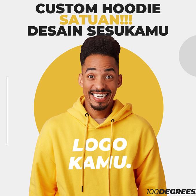 HOT SALE SWEATER PULLOVER HOODIE CUSTOM DESAIN LOGO BORDIR KOMPUTER SATUAN