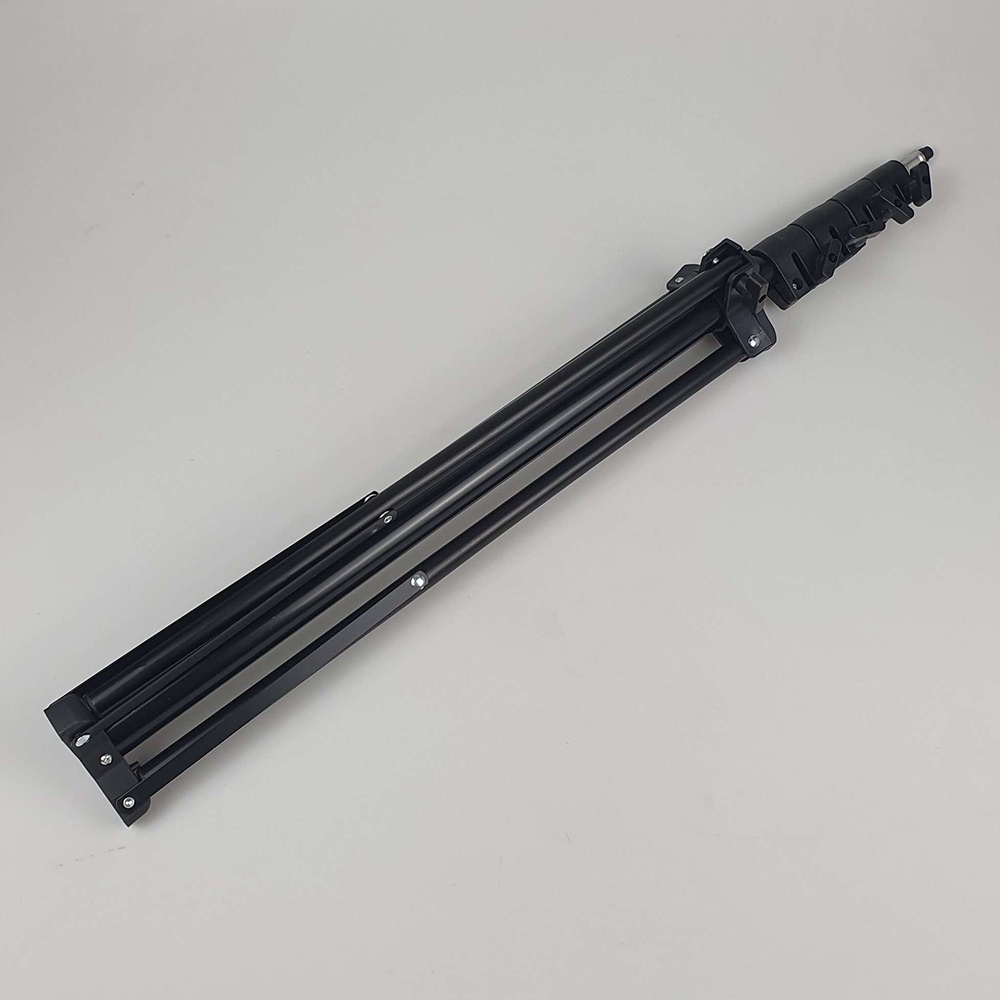 QZSD Portable Tripod Light Stand Studio 1/4 Thread 5 Section 300cm - SN453 - Black - 7CTD01BK