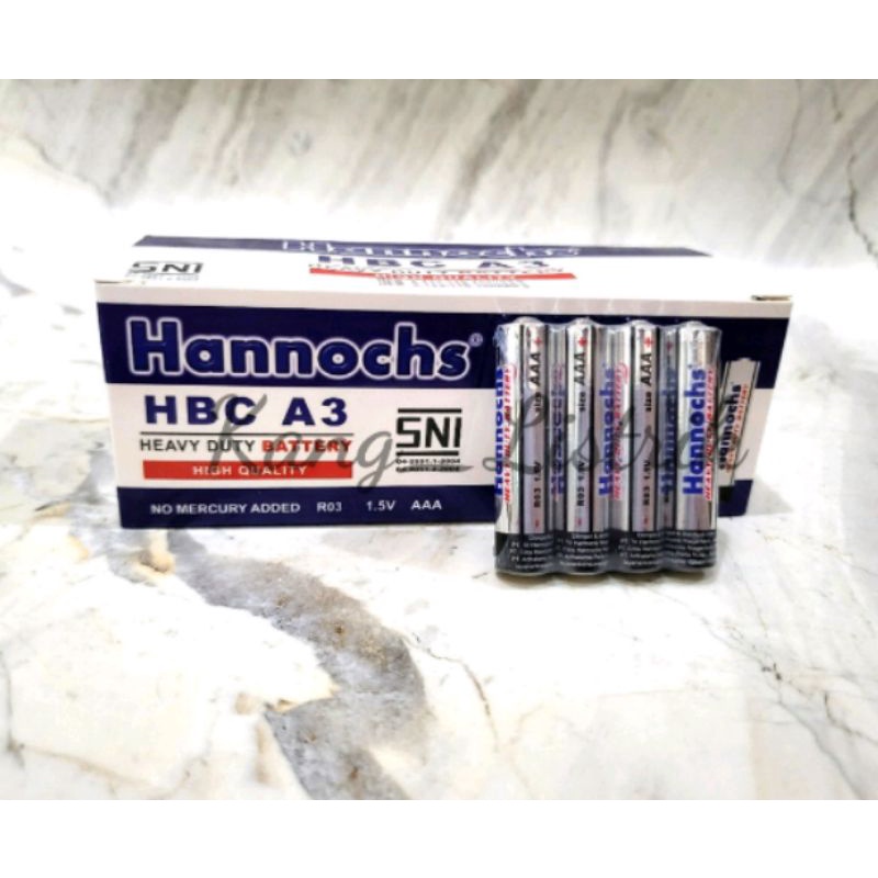 Baterai Hannoch Original isi 4 pcs