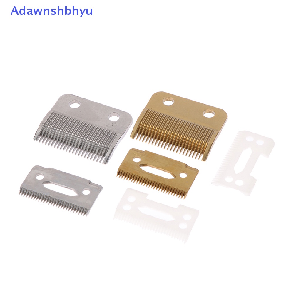 Adhyu 3Pcs/set Mata Pisau Pengganti Pemangkas Rambut Gigi Alur Untuk Wahl Hair Clipper Elektrik Dorong Gunting Aksesoris Kepala ID