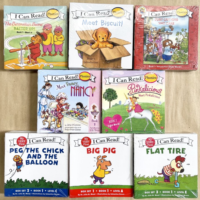 ⭐BISA COD⭐ I can read Phonics 1 Judul 12 Buku - biscuit