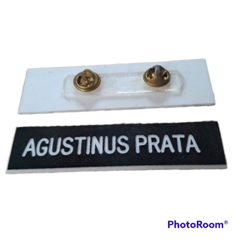 

papan nama dada name tag