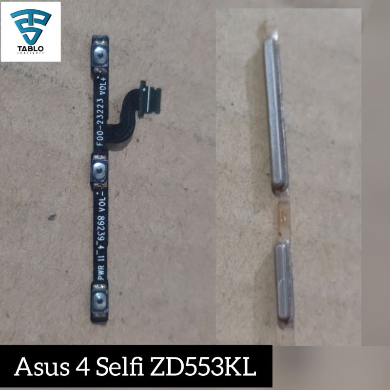 flexibel on off volume tombol Asus Zenfone 4 Selfi selfie ZD553KL Ori copotan hp