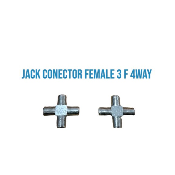 JACK CONECTOR FEMALE 3 F 4WAY CONECTOR JACK