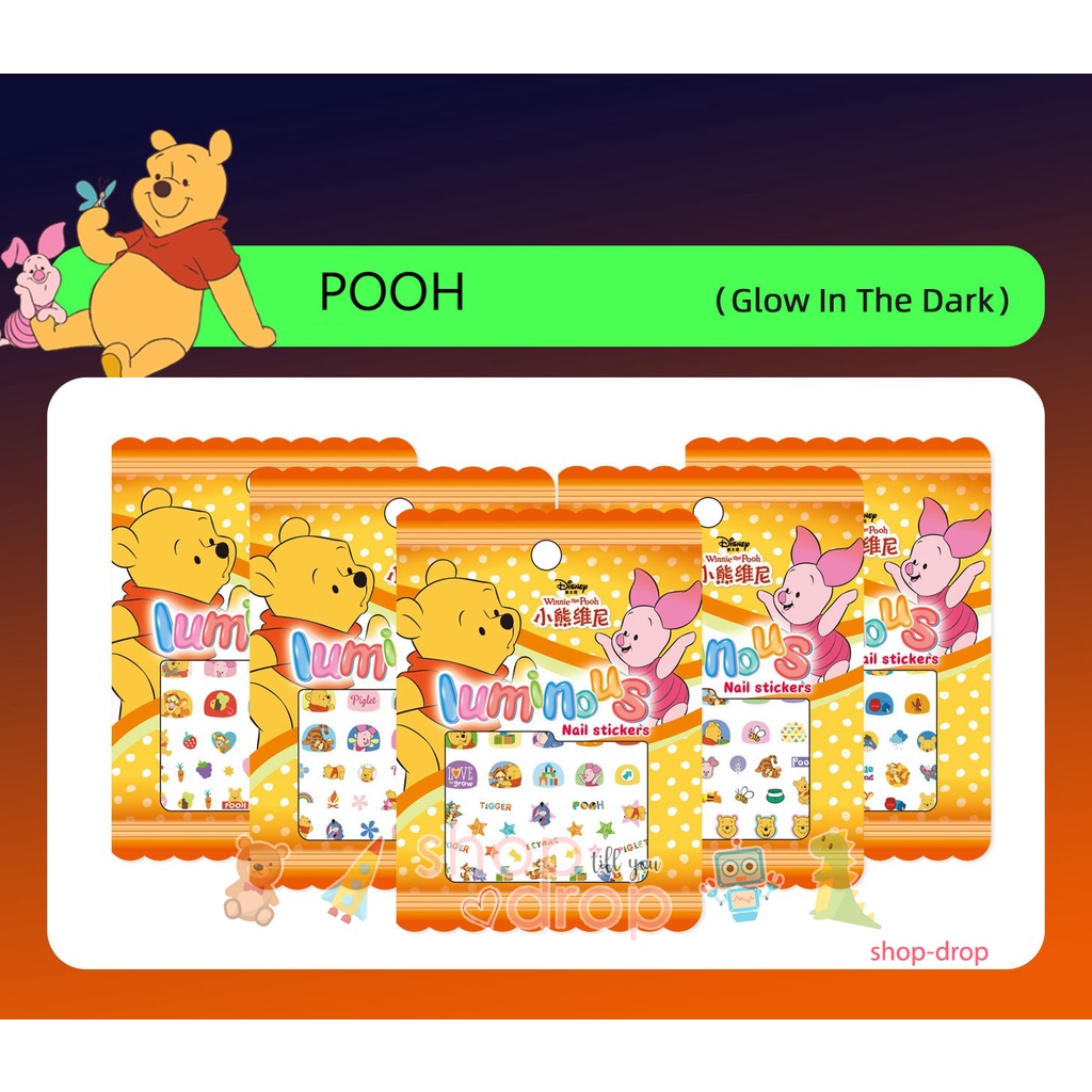 Sticker Kuku Glow In The Dark - Stiker Kuku Anak Luminous
