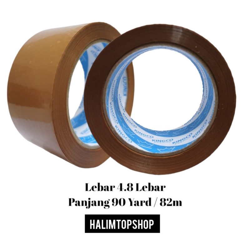 

Lakban Bening 60 , 72 , 92 Yard / Lakban Coklat 60 , 72 , 92 Yard / Isolasi Clear Tape / Plakban Murah