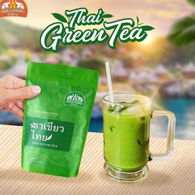 

⇣ Siam Elephant Green Thai Tea 200GR Daun Teh Hijau Produk Thailand ⇃