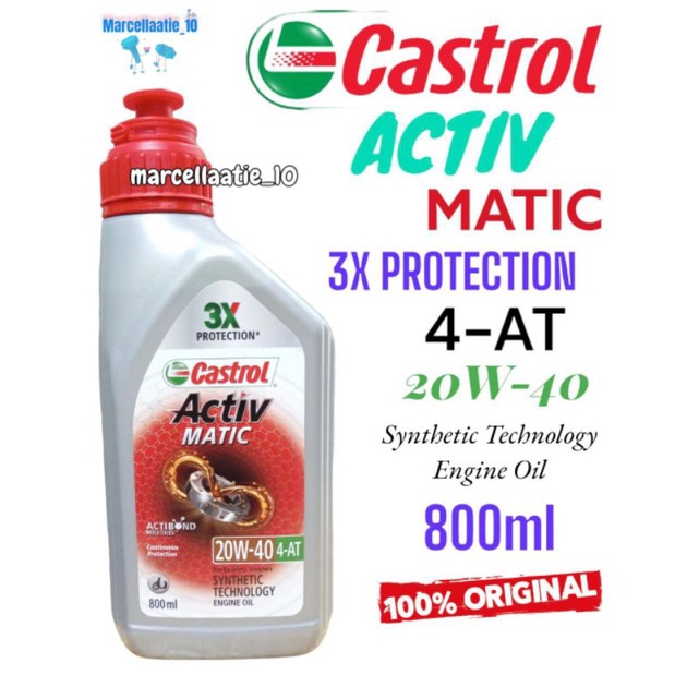 Jual Oli Mesin Castrol Activ Matic At W L Liter Ml