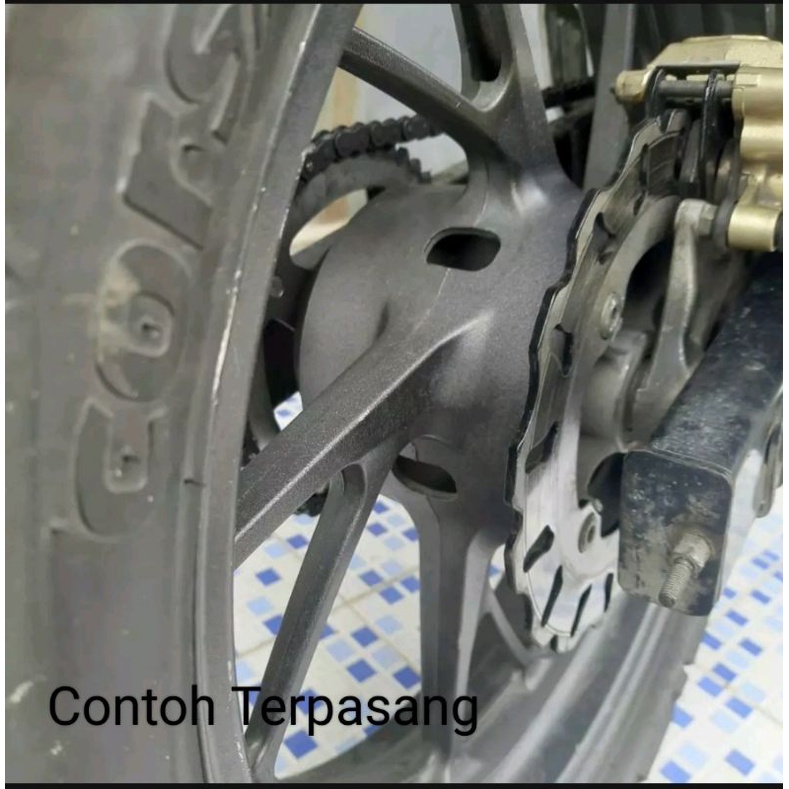 Piringan Disc Cakram Belakang Motor Mx King/Jupiter MX Old New/Vixion Old New 2012/2017/Jupiter MX New Rear Diameter 200mm Scarlet Racing Original