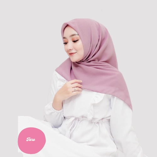 [ COD ] New 60+ Warna Daily Hijab Bella Square | Hijab Segi Empat Double Hycount | Hijab Segi Empat Bella Square-TARO