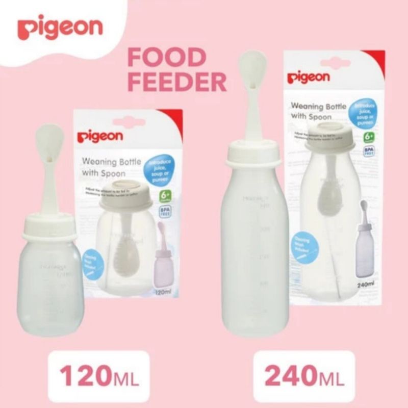 Botol sendok WEANING BOTOL Botol sendok makan bayi PIGEON Food Feeder