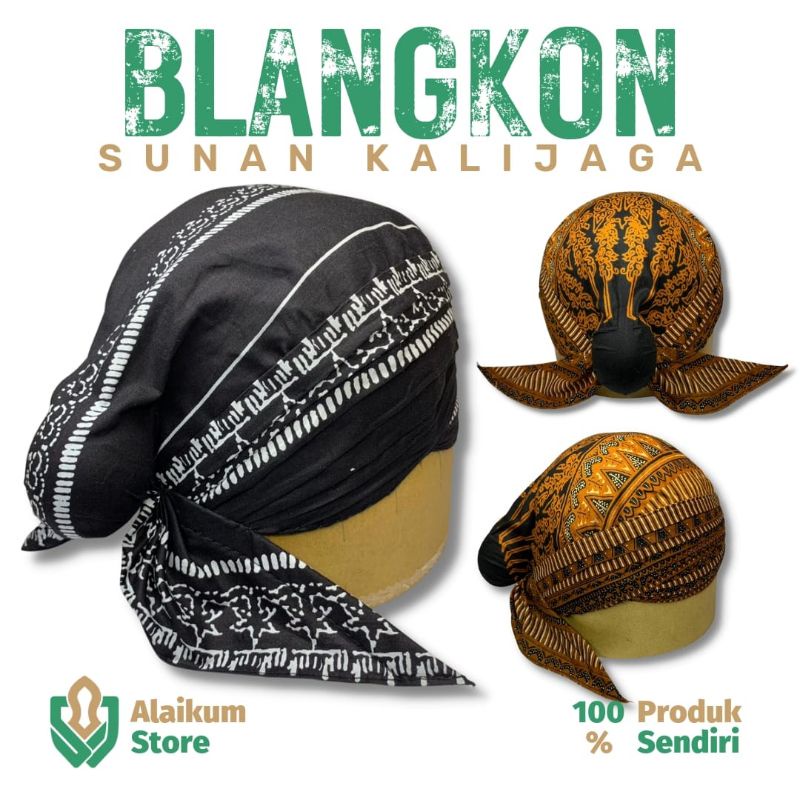 Blangkon Sunan Kalijaga cuci dan lipat