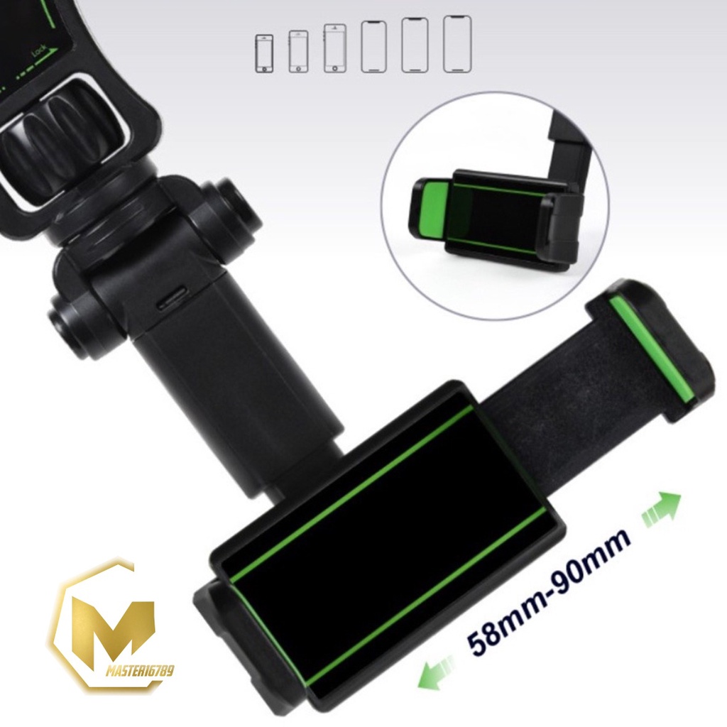 CAR PHONE HOLDER ORIGINAL PENYANGGA HP DI MOBIL REARVIEW MIRROR KACA TENGAH MOBIL JEPITAN STAND HANDPHONE GAGANG SPION TENGAH MA3764