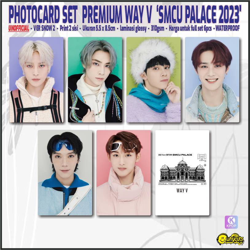 Unofficial Photocard Set Premium WAY V SMCU PALACE