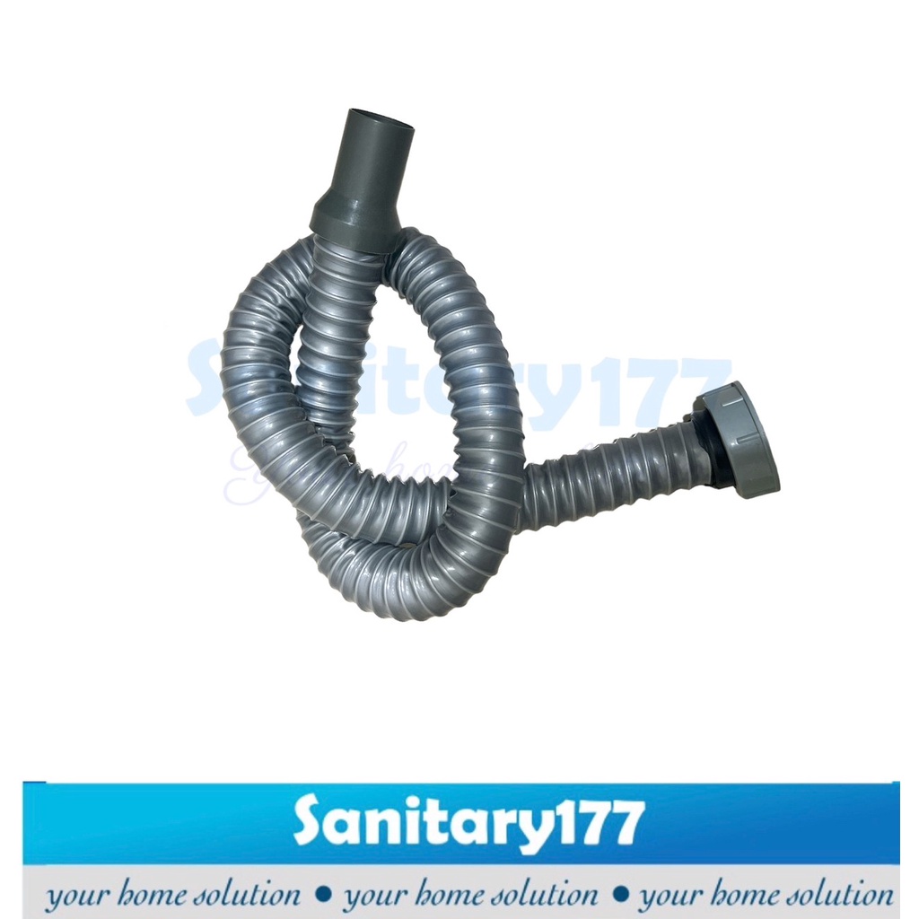 Selang afur Bak cuci Piring plastik murah 34-fleksibel tebal  sambungan avur sink dapur 1 1/2inch  hose saringan avur