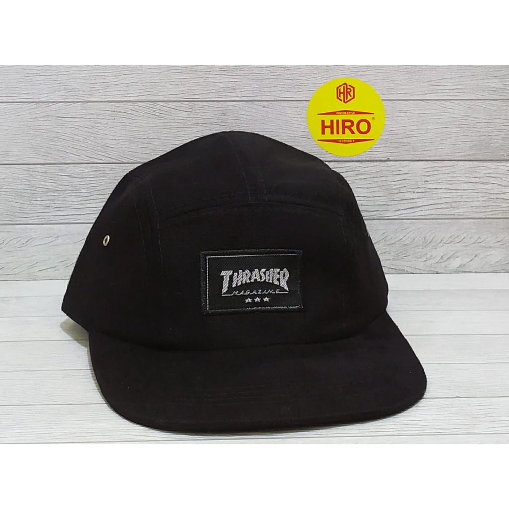 [COD]Topi Distro Pria/Topi Snapback Bodir THRSHR Lima Panel/Topi Keren