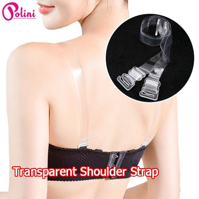 Tali Bra Transparan POLINI - GOOD QUALITY/Strap Bra Bening Premium