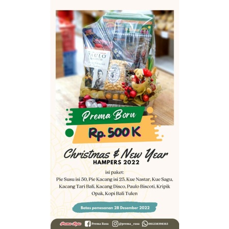 

Hampers Natal Tahun Baru 2022 500K Oleh Oleh Bali.