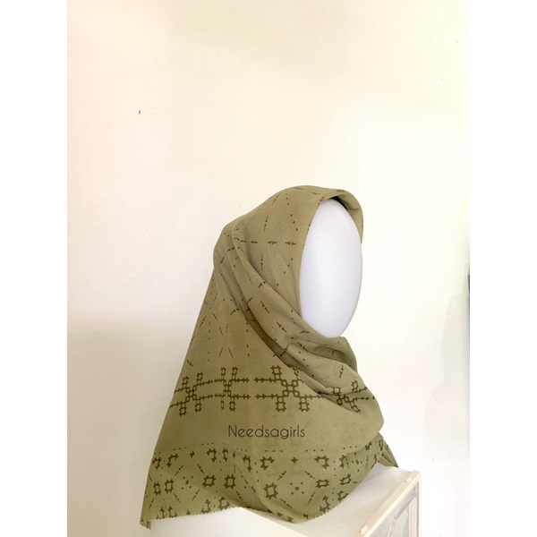 Hijab voal premium Sage