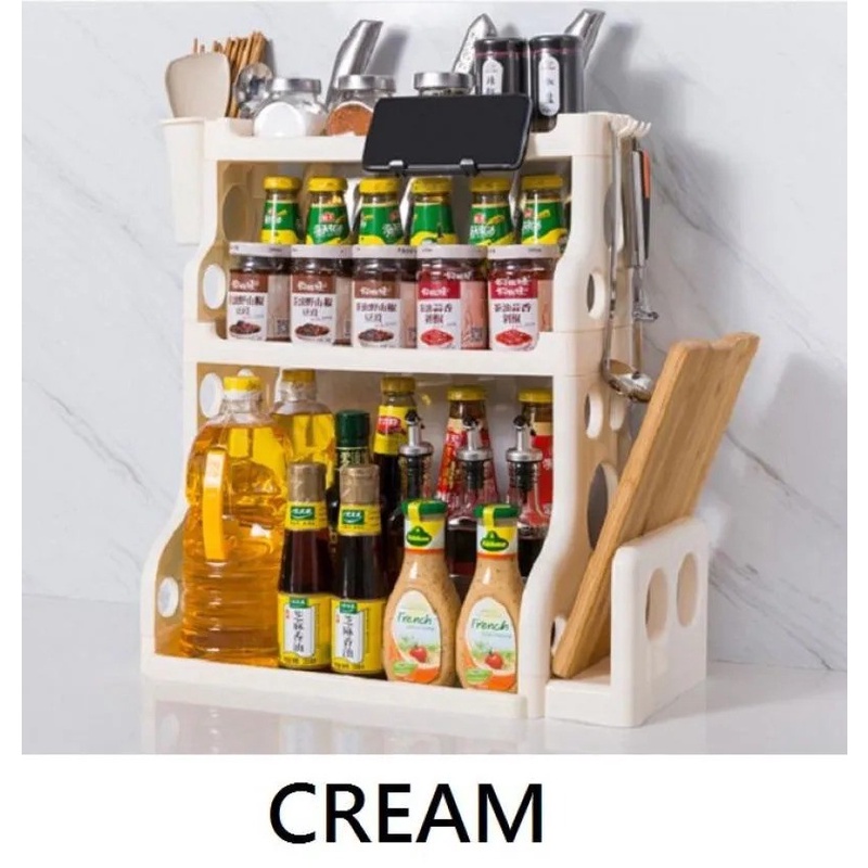 MINIMALIS 3 SUSUN Rak Bumbu Dapur 3 Susun Rak Dapur Minimalis