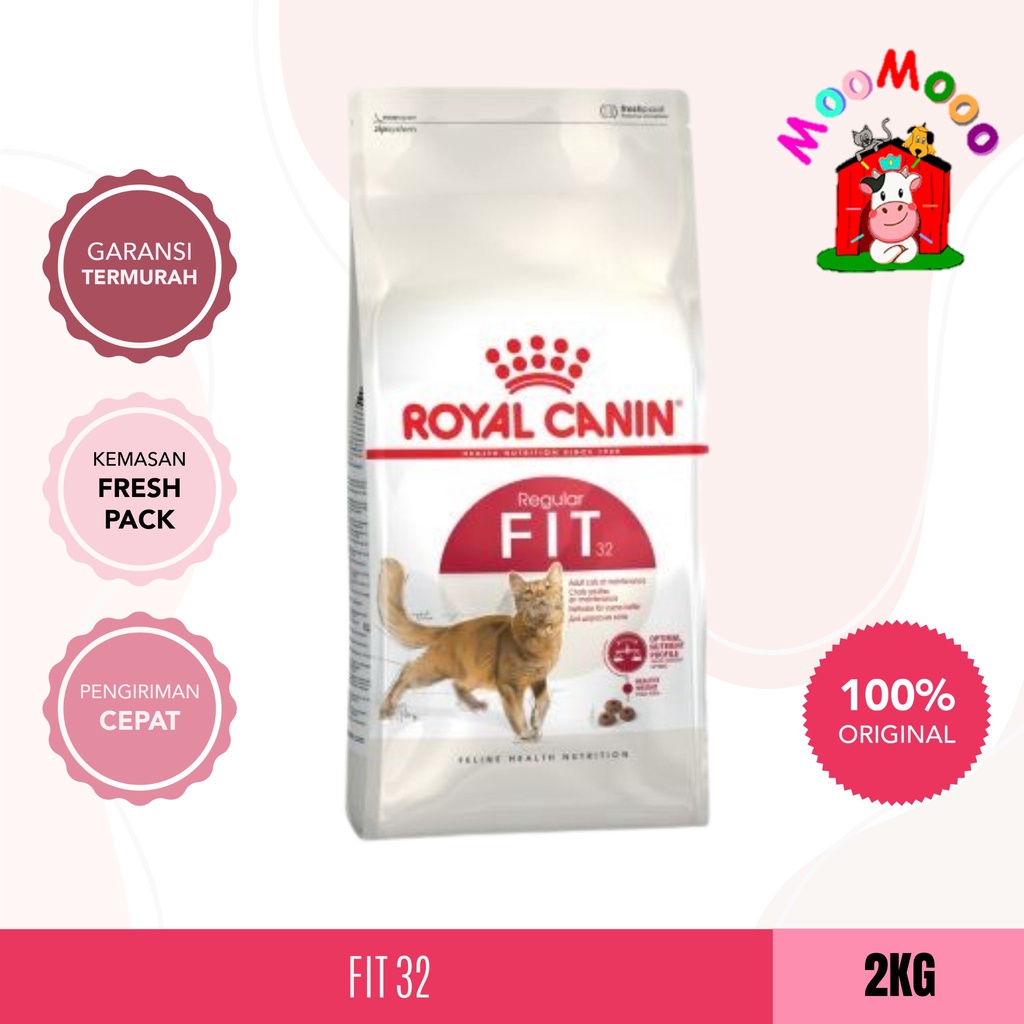 Royal Canin FIT 32 2Kg - Makanan Kucing Dewasa / Cat Food