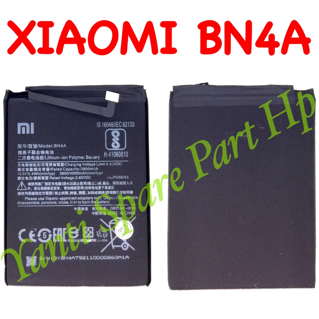 Baterai Xiaomi Redmi Note 7 BN4A Original New