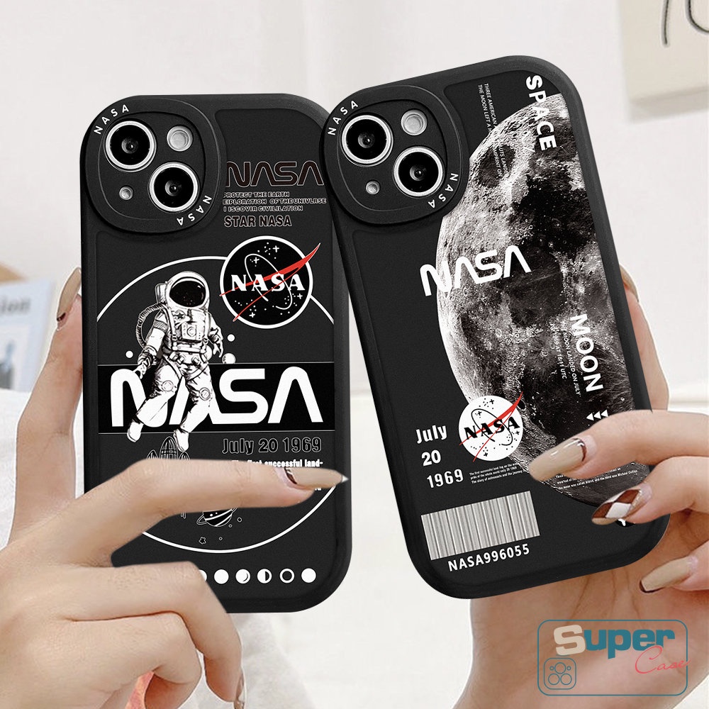 IPHONE Kompatibel Untuk Iphone14 11 13 12 11 Pro Max14 Plus 6 6s 7 8 Plus XR X XS MAX SE 2020 Trendy Brand NASA Soft TPU Back Case