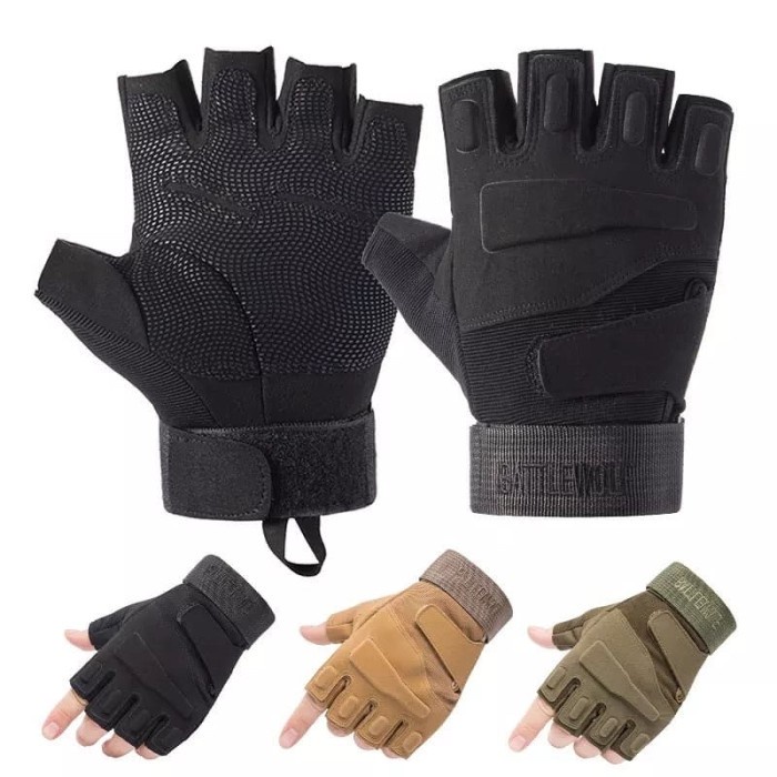 Sarung tangan pendek blackhawk tactical glove half finger