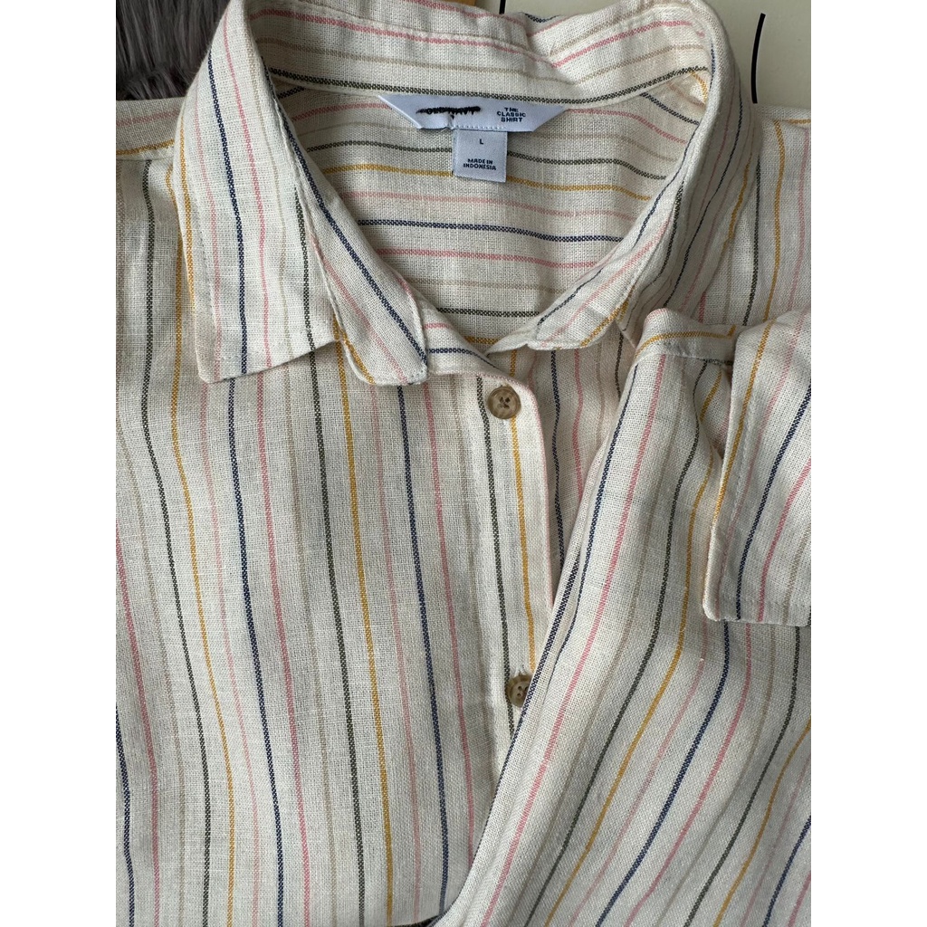 linen blouse/padukan dengan dalaman ya kaka