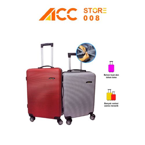 Koper Fiber Hardcase Bagasi 20 Inch Travel Cross Premium ACC