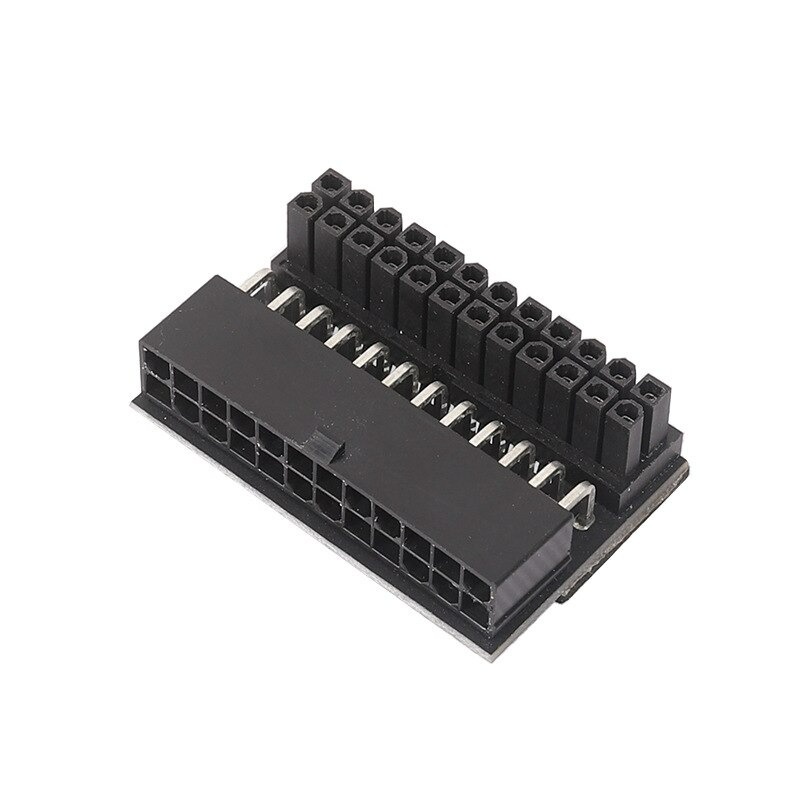 Adapter ATX 24Pin 90 Degree Power Plug Motherboard PSU L Connector