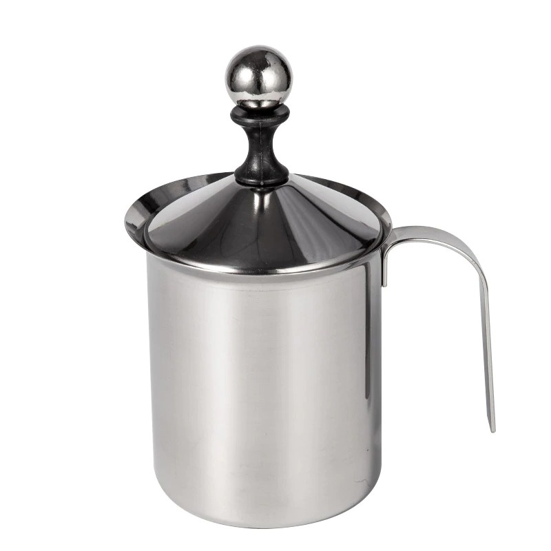 IKILOSHOP 304 Jug Milk Frother Dalgona Maker Mug Stainless Steel Coffee Cappuccino Mokha stock