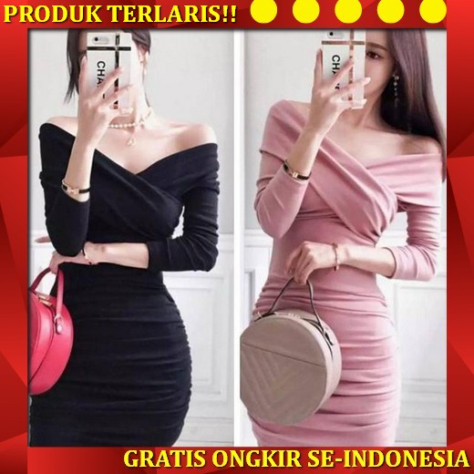 Baju Pesta Wanita Remaja Terbaru 2021 Model Kekinian Duyung Bahan Denim Katun Modern Pesta Kondangan