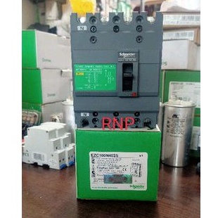EZC100N4025 schneider mccb 4 pole 25a