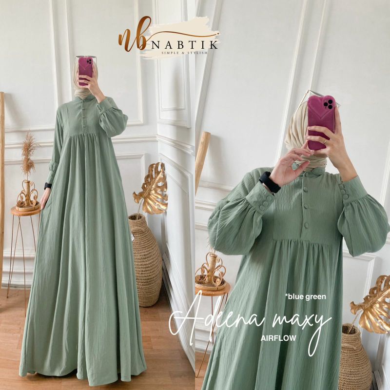 Adeena by NABTIK Gamis Airflow Nabtik termurah Ld 110
