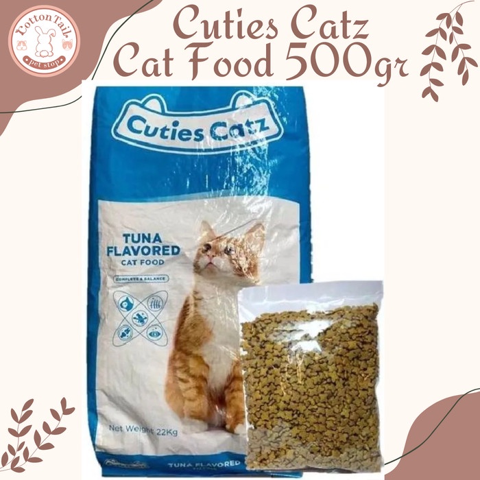 Cuties Catz Tuna 500gr Repack Makanan Kucing Cat Food Cuties Cat 500gr