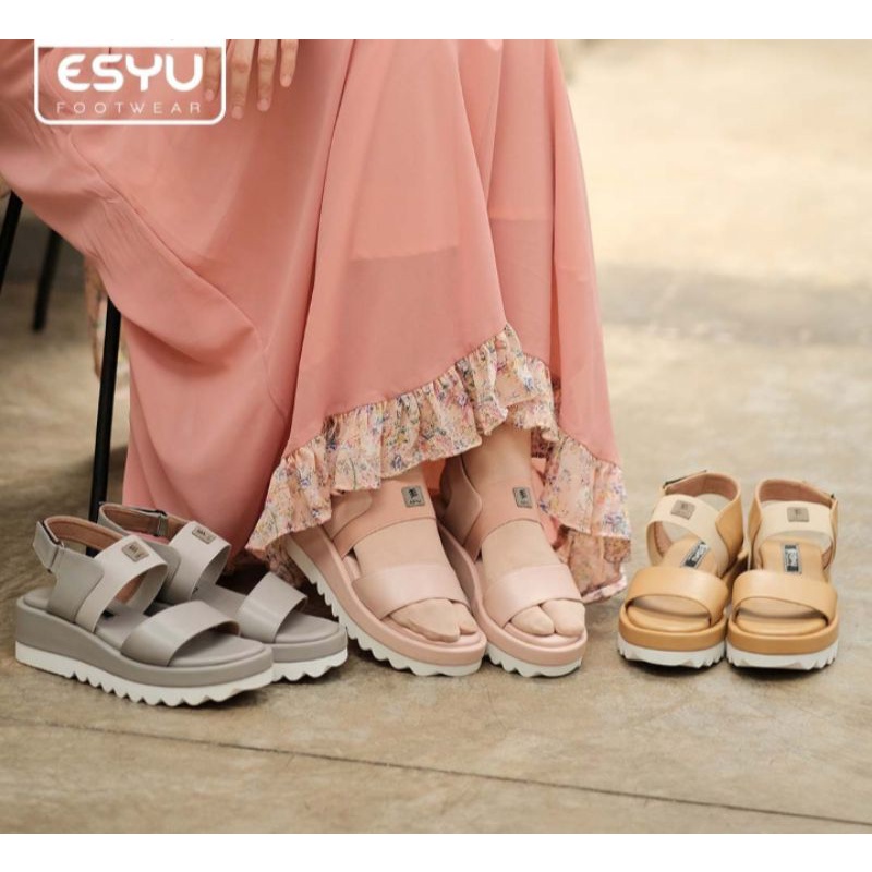 ESYUFOOTWEAR - ALAMANDA SERIES - Sepatu wedges