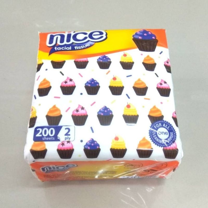 tisu tissue nice 200 shett 2 ply kecil