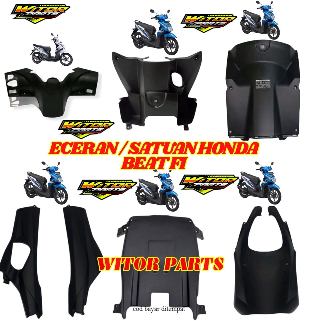 Paket BODY KASAR HONDA BEAT FI LAMA 2013 2014 2015  / LENGKAP BODY KASAR BEAT FI LAMA / BATOK / LEGS