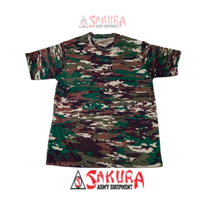 Kaos PDL Loreng TNI AD Dryfit Terbaru Kaos TNI Dry Fit Terbaru