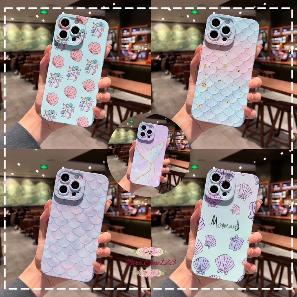 CUSTOM CASE SOFTCASE SILIKON PROCAMERA MERMAID CUSTOM OPPO REALME VIVO XIAOMI SAMSUNG INFINIX IPHONE FOR ALL TYPE BC6892