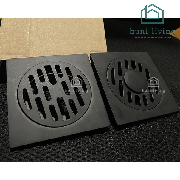 Harga TERMURAH Anti Karat 1SET Saringan Got Stainless HITAM Floor drain buangan air Black Anti karat premium kualitas