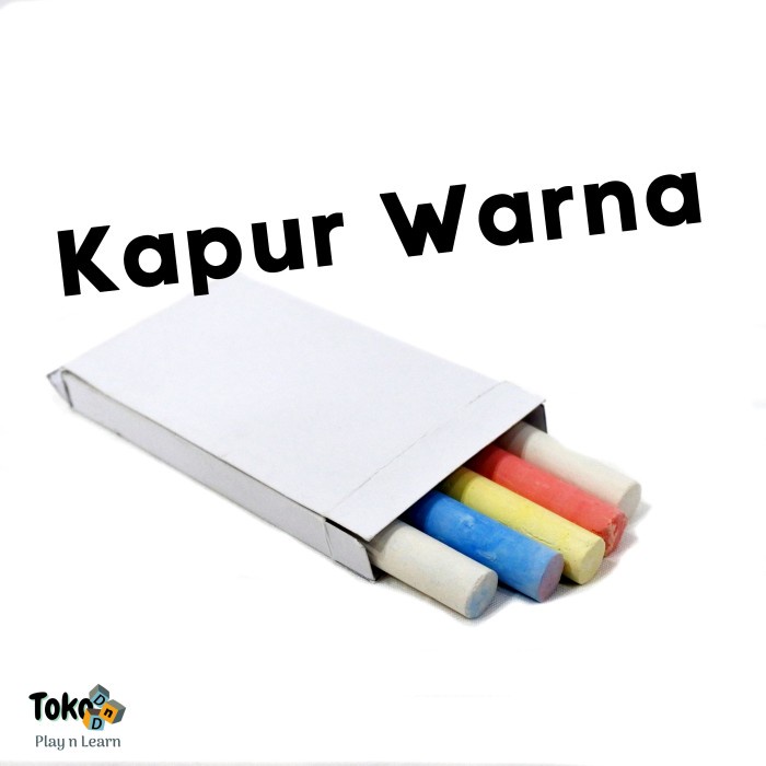 

Mainan Edukasi Anak Kapur Papan Tulis Warna Color Chalk Set Isi 5 PCs